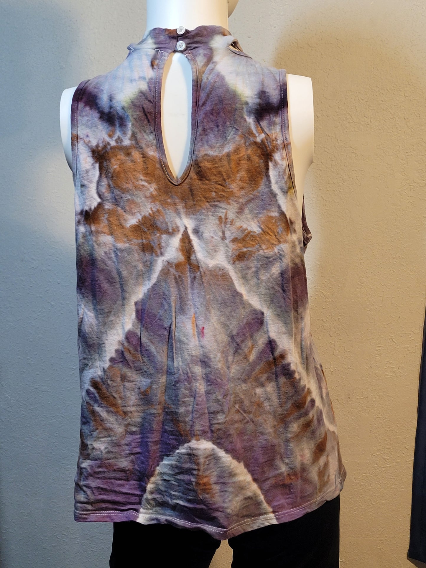 Upcycled Hand-Dyed Tank Top - Adult Medium