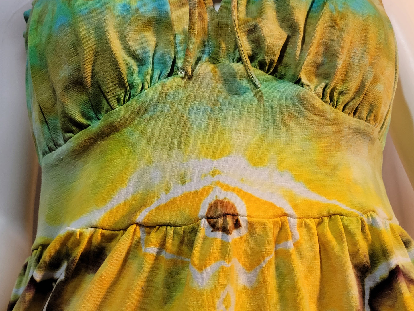 Hand-Dyed Pineapple Pocket Dress - Adult Small