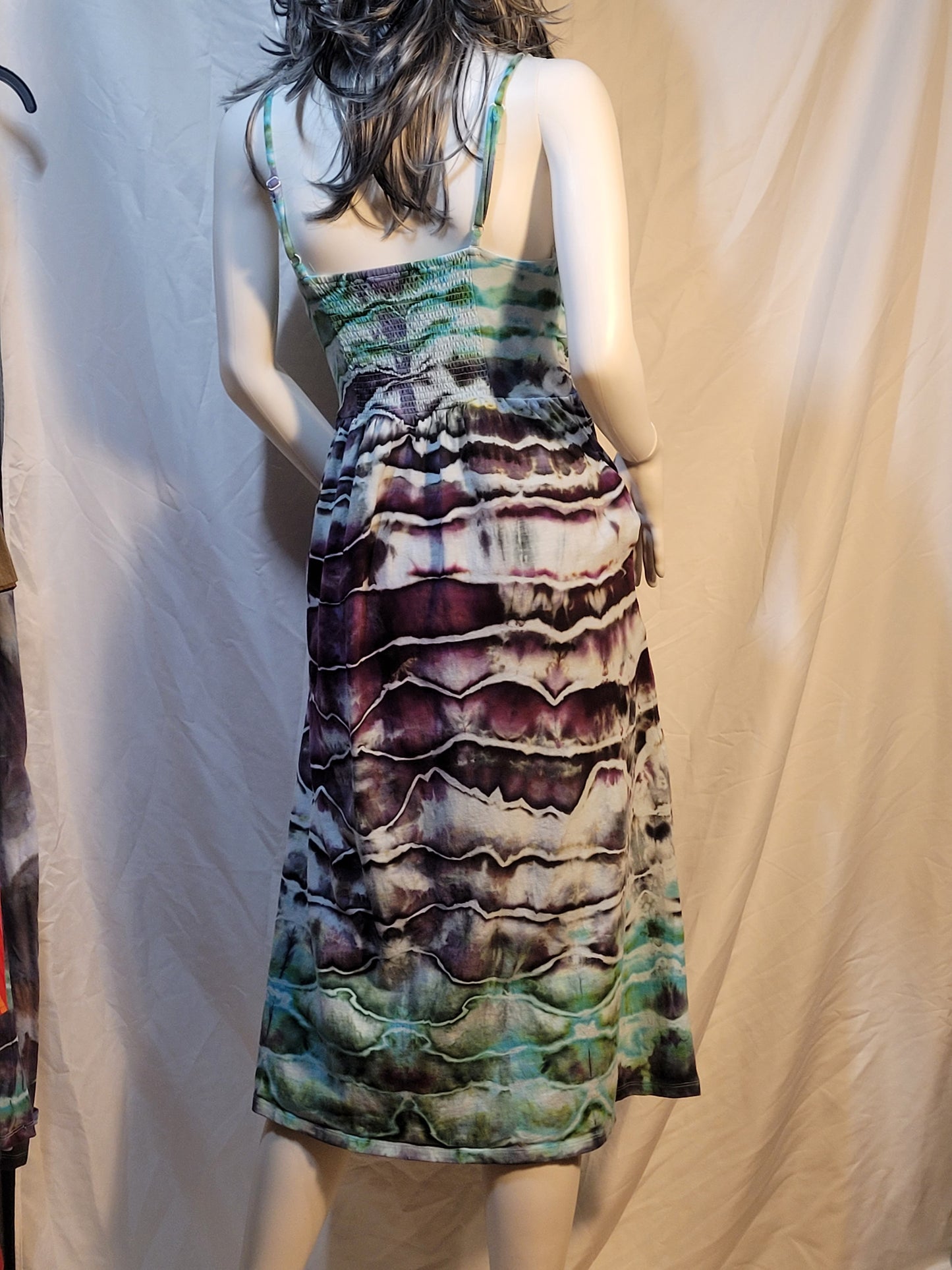 Hand-Dyed Geode Pocket Dress - Adult Medium