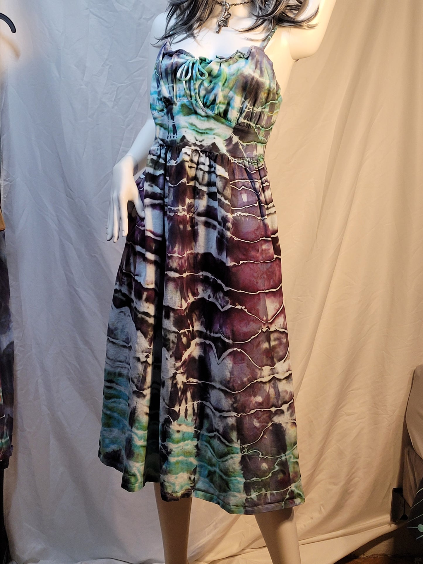 Hand-Dyed Geode Pocket Dress - Adult Medium