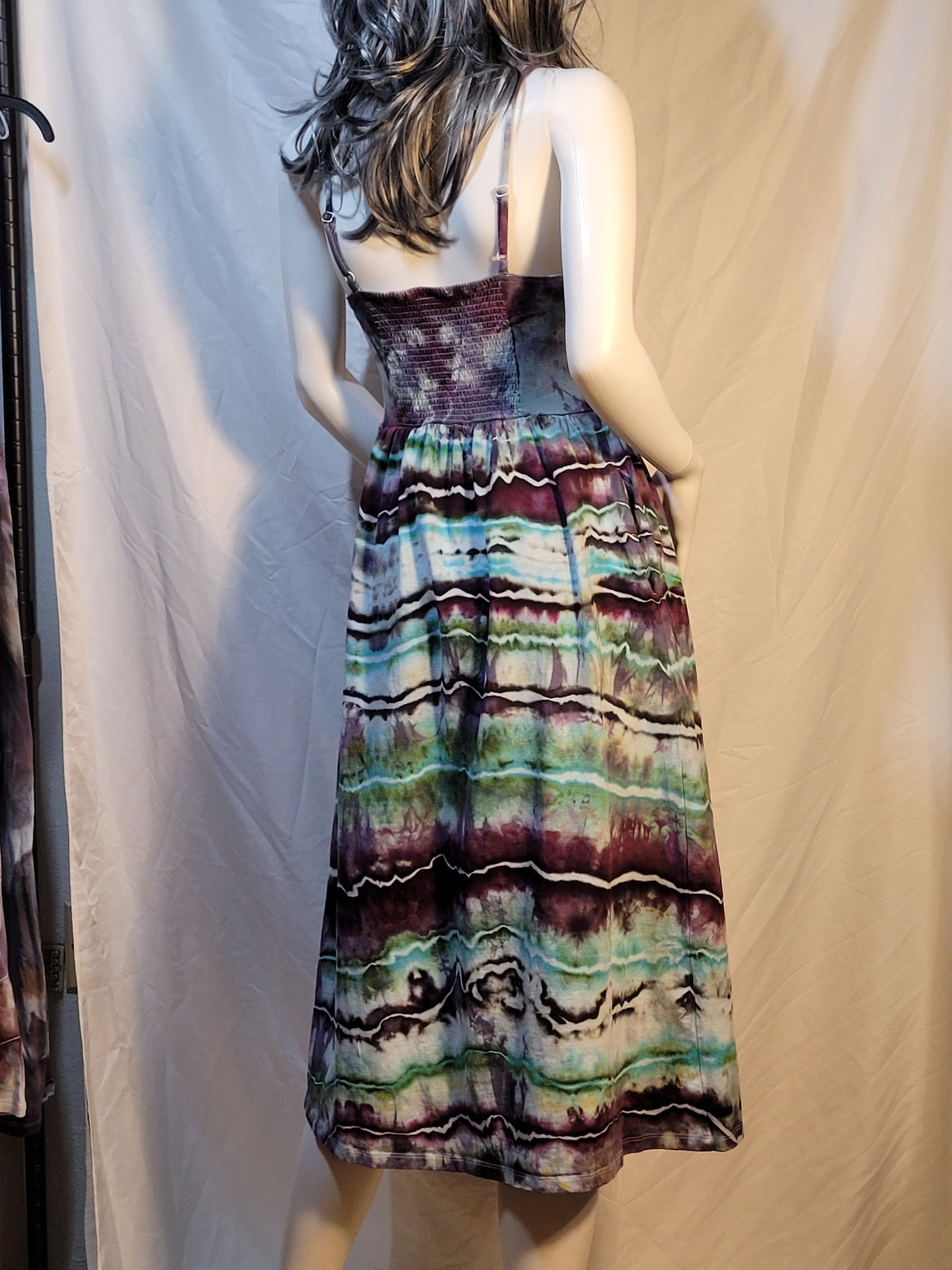 Hand-Dyed Geode Pocket Dress - Adult Medium